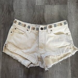 Free People Embroidered Eliot Cut Off Shorts